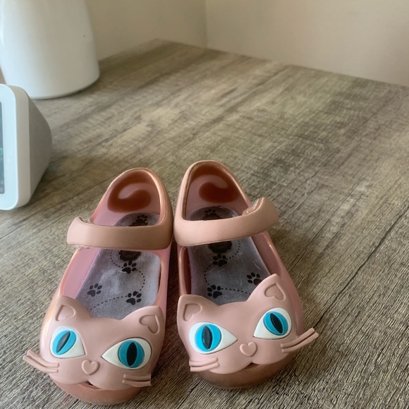 Mini Melissa pink Cat shoes - Picture 2 of 12